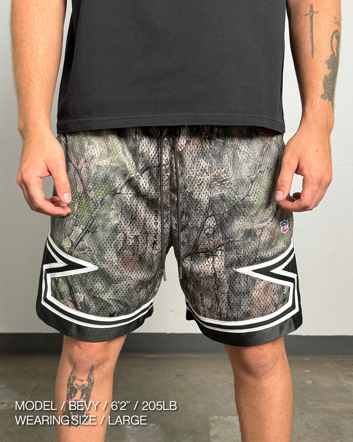 All-Star short, worn by Bevy