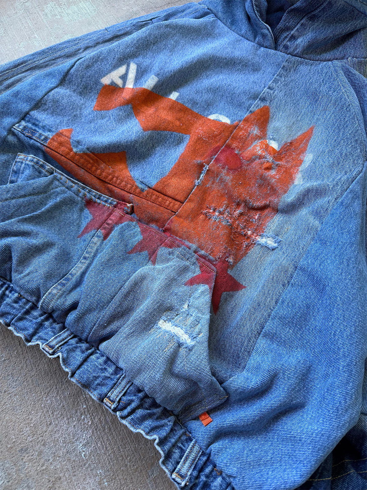 Denim Hoodie