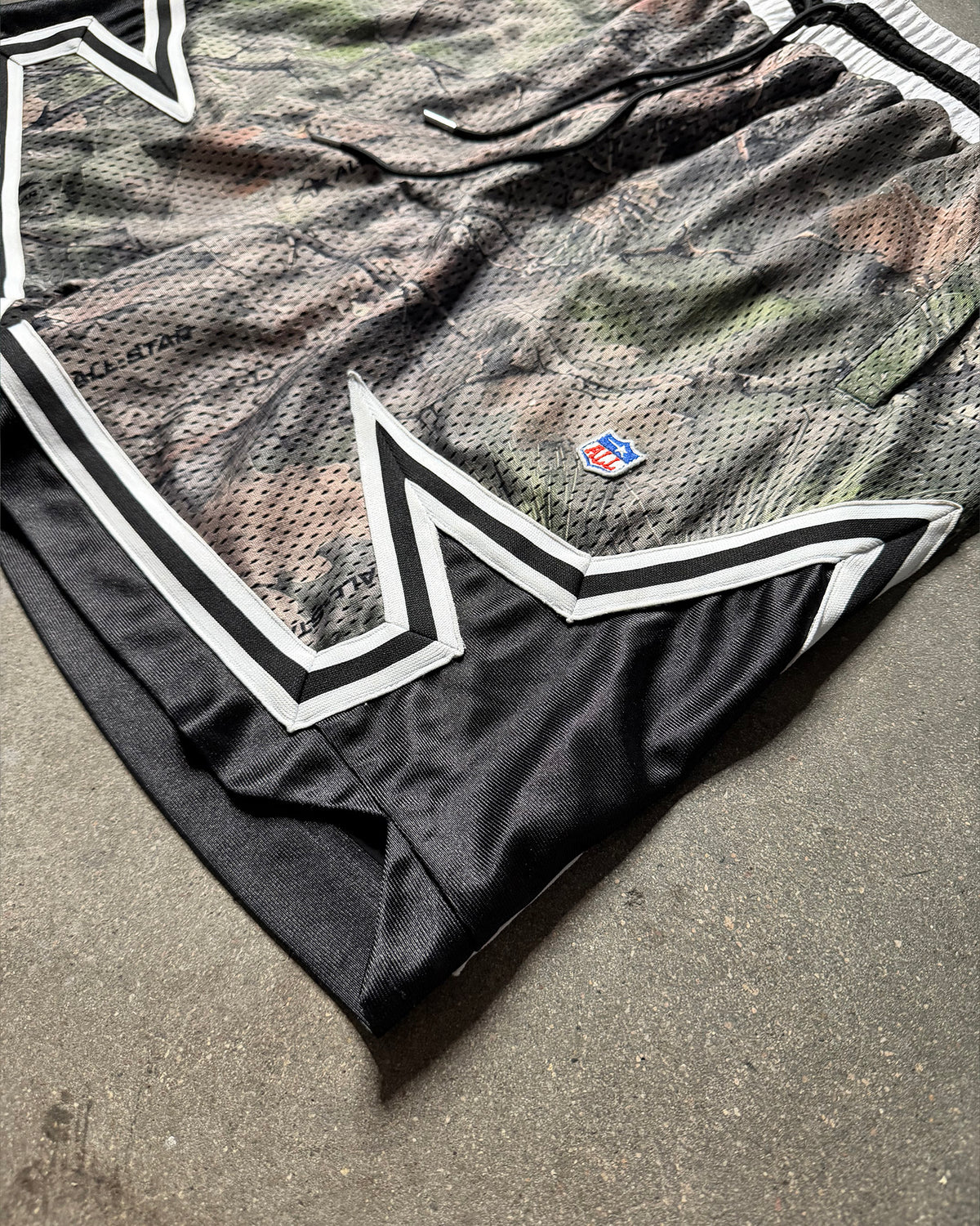 All-Star short, detail